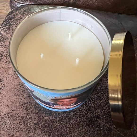 Goose Creek Willy Wonka Limited Edition 3 Wick Candle Butterscotch Ripple 14.5oz - Picture 2 of 7